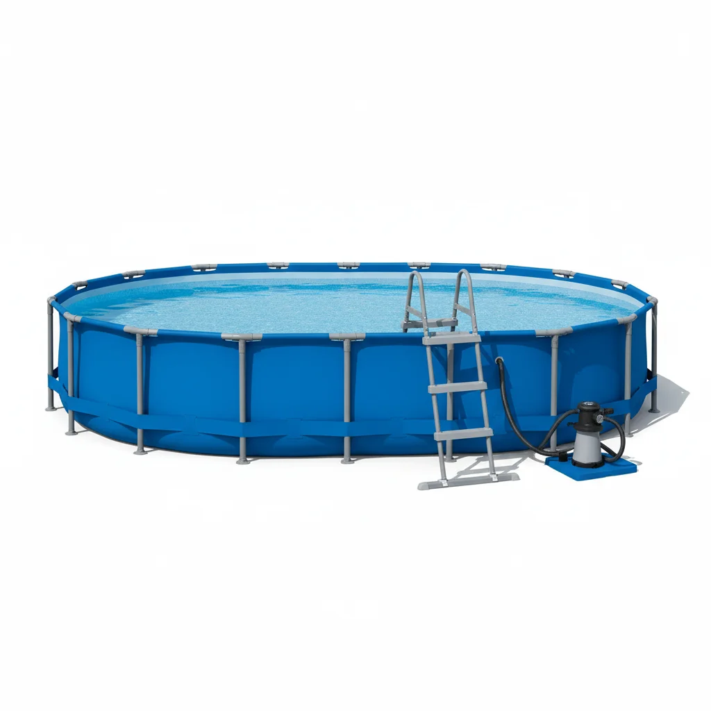 Above-Ground Oval Pool 6.1 x 3.7m by Bestway